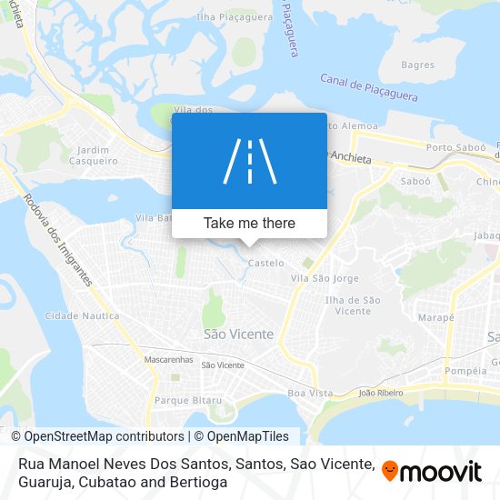 Rua Manoel Neves Dos Santos map