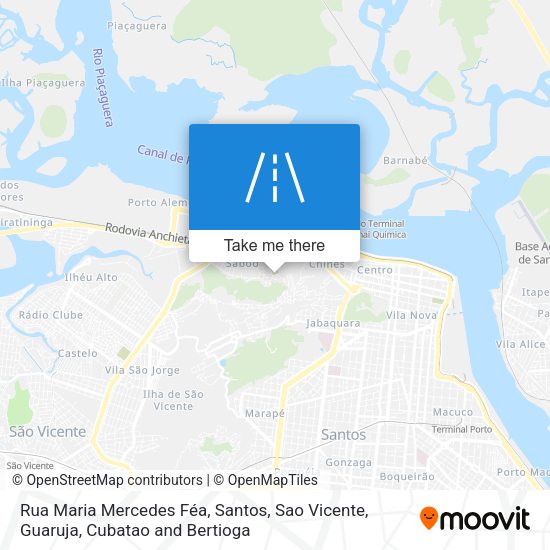 Rua Maria Mercedes Féa map