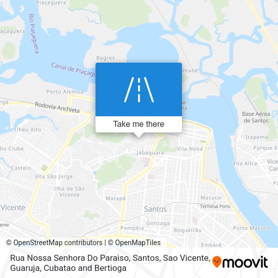 Rua Nossa Senhora Do Paraiso map