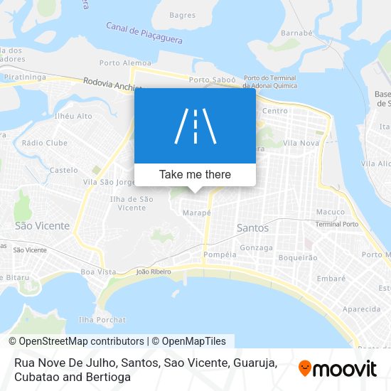 Rua Nove De Julho map