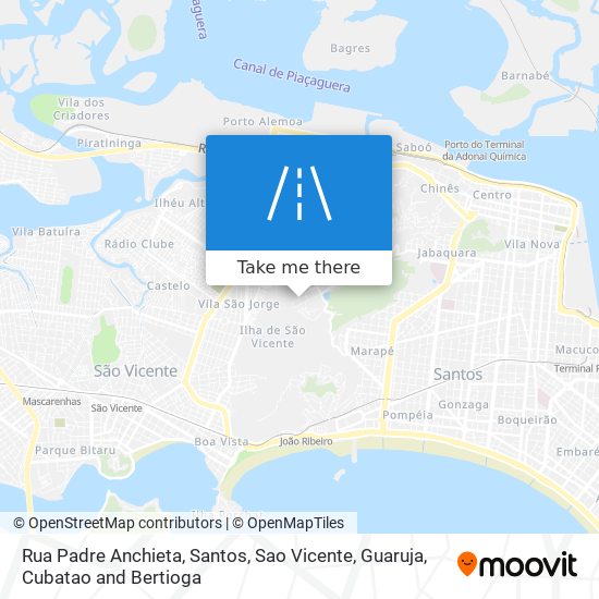 Rua Padre Anchieta map