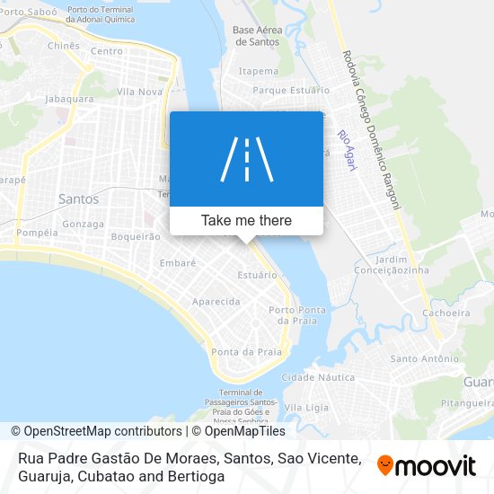 Rua Padre Gastão De Moraes map