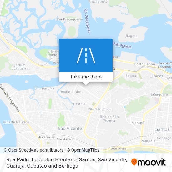 Rua Padre Leopoldo Brentano map