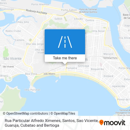 Rua Particular Alfredo Ximenes map