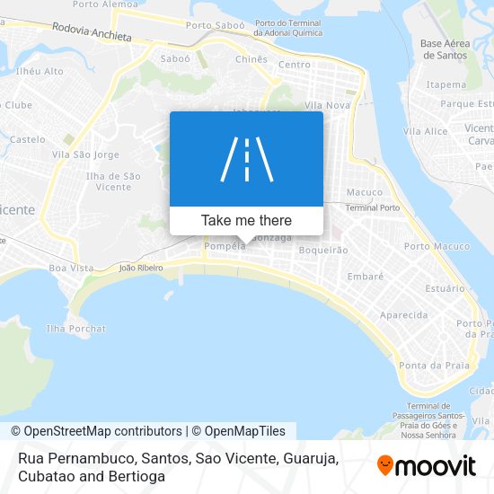 Rua Pernambuco map
