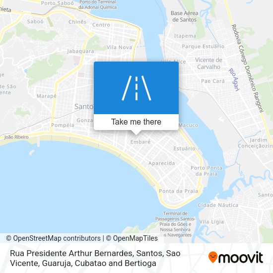 Rua Presidente Arthur Bernardes map