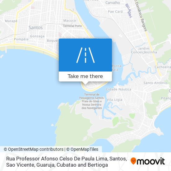 Rua Professor Afonso Celso De Paula Lima map