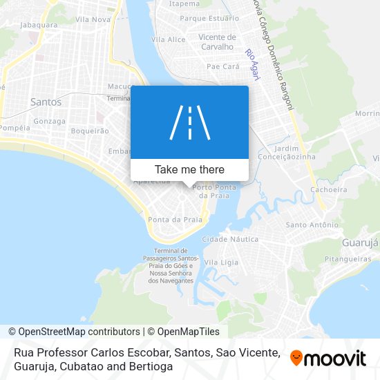 Rua Professor Carlos Escobar map