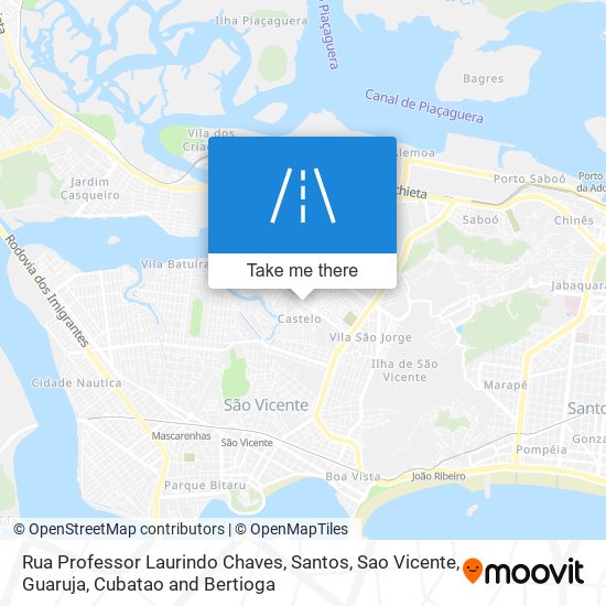 Rua Professor Laurindo Chaves map