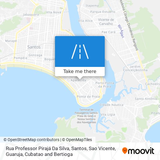 Mapa Rua Professor Pirajá Da Silva