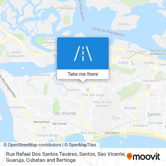 Rua Rafael Dos Santos Taváres map
