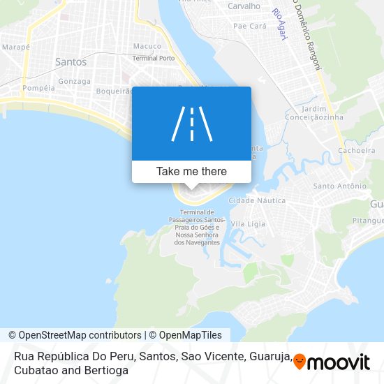 Rua República Do Peru map