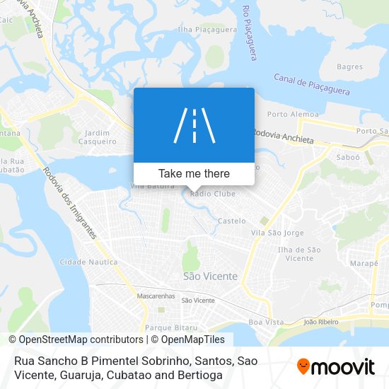 Rua Sancho B Pimentel Sobrinho map