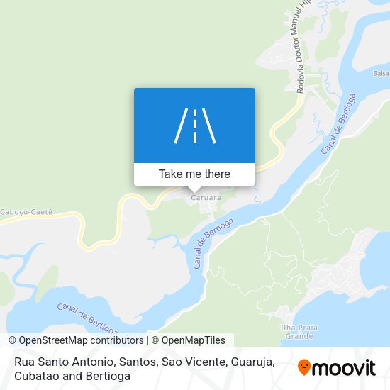 Rua Santo Antonio map