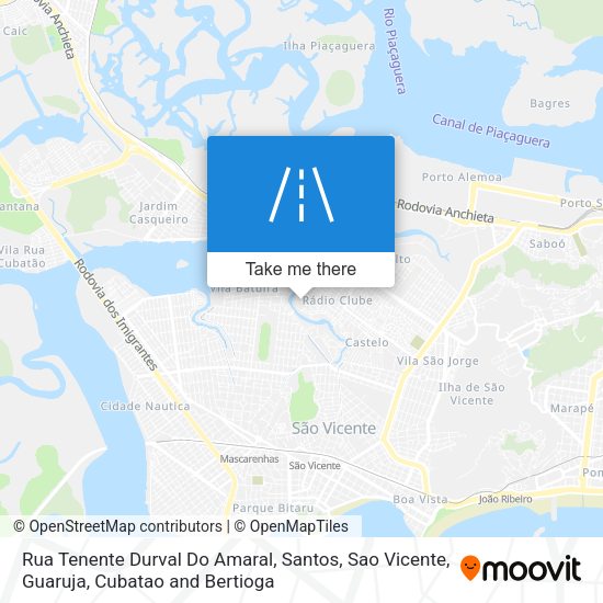 Rua Tenente Durval Do Amaral map