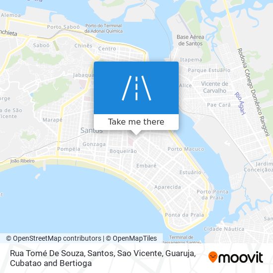 Mapa Rua Tomé De Souza