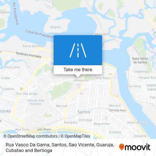 Rua Vasco Da Gama map