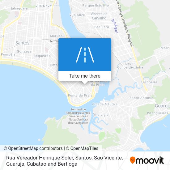 Rua Vereador Henrique Soler map