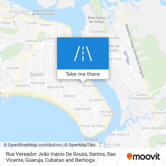 Mapa Rua Vereador João Inácio De Souza