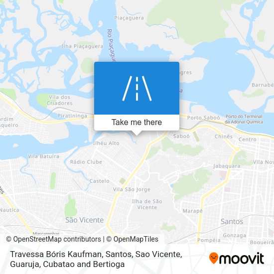 Travessa Bóris Kaufman map