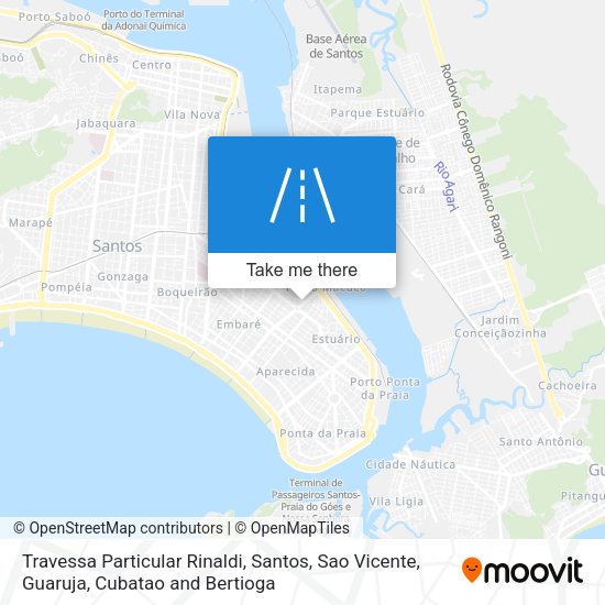 Travessa Particular Rinaldi map