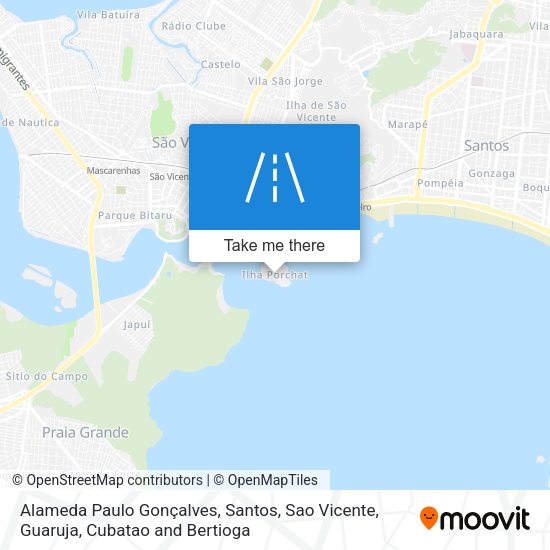 Alameda Paulo Gonçalves map