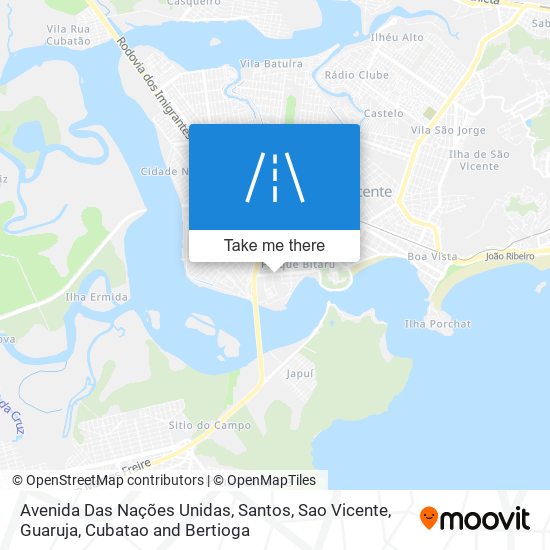 Mapa Avenida Das Nações Unidas