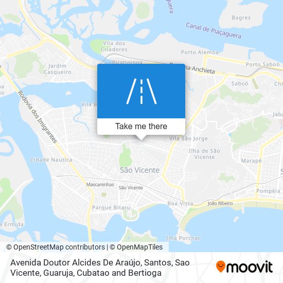 Avenida Doutor Alcides De Araújo map