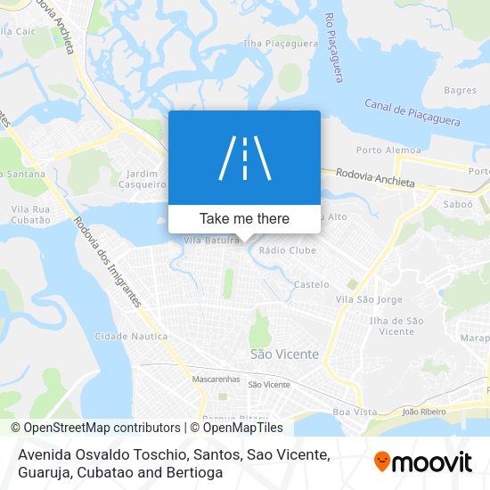 Avenida Osvaldo Toschio map