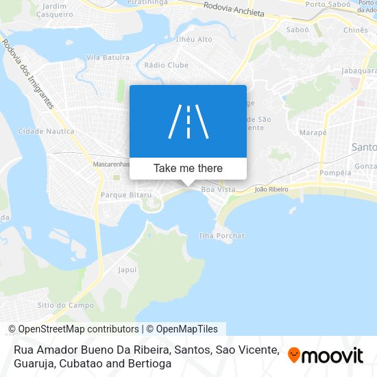 Rua Amador Bueno Da Ribeira map