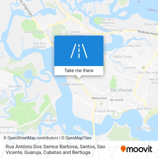 Rua Antônio Dos Santos Barbosa map