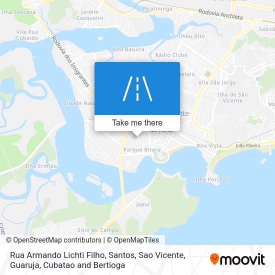 Rua Armando Lichti Filho map