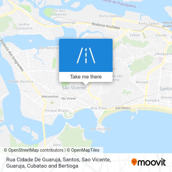 Rua Cidade De Guarujá map