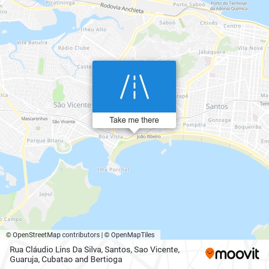 Rua Cláudio Lins Da Silva map