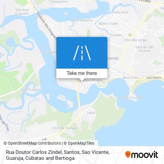 Rua Doutor Carlos Zindel map