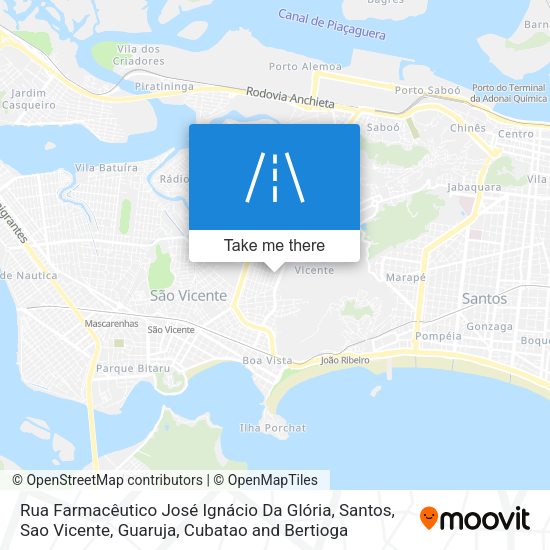 Rua Farmacêutico José Ignácio Da Glória map
