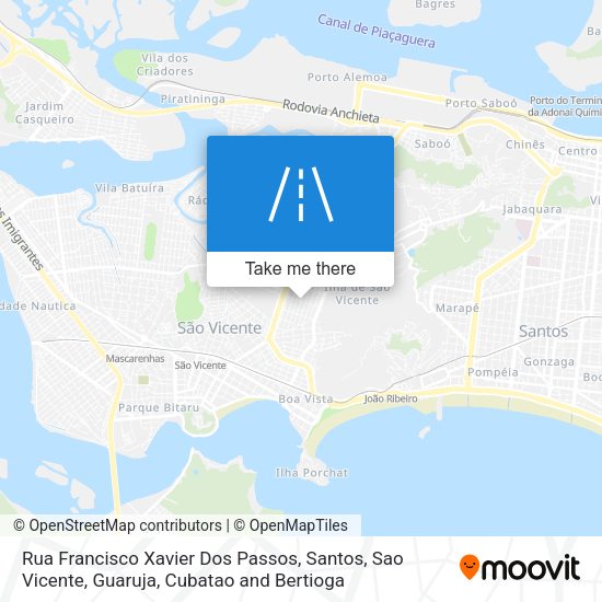 Rua Francisco Xavier Dos Passos map