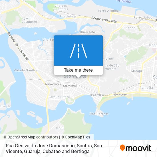 Mapa Rua Genivaldo José Damasceno