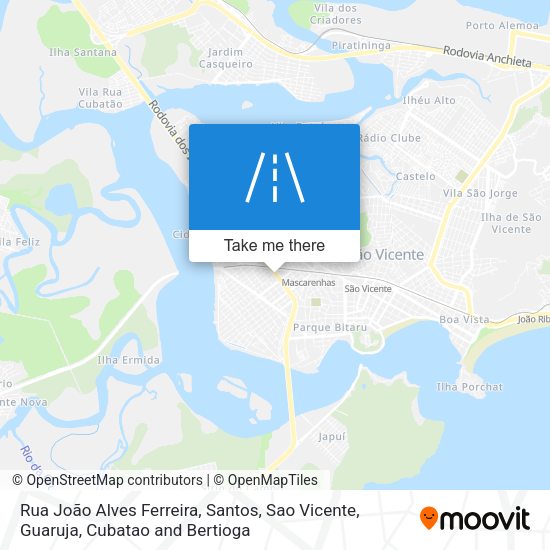 Rua João Alves Ferreira map