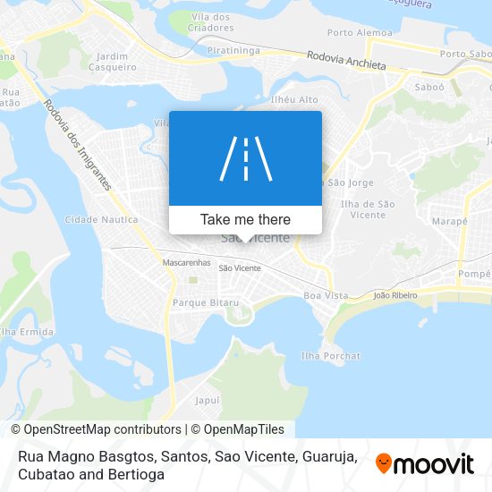 Rua Magno Basgtos map