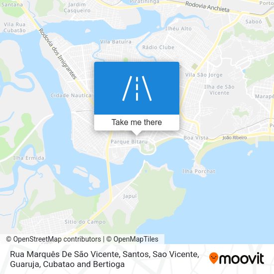 Rua Marquês De São Vicente map