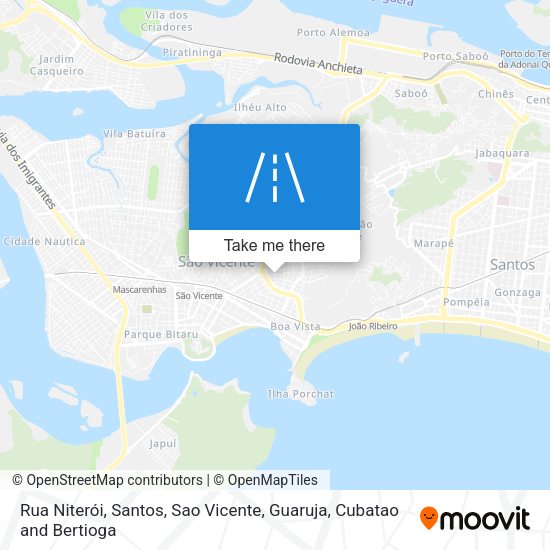 Rua Niterói map