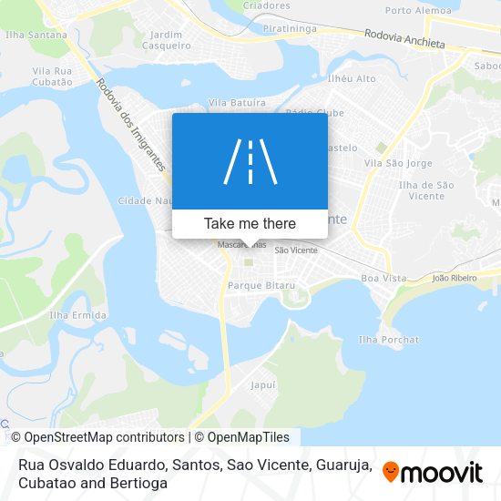 Rua Osvaldo Eduardo map