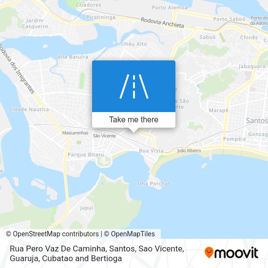 Rua Pero Vaz De Caminha map