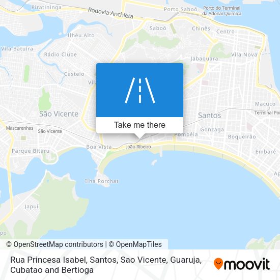 Rua Princesa Isabel map