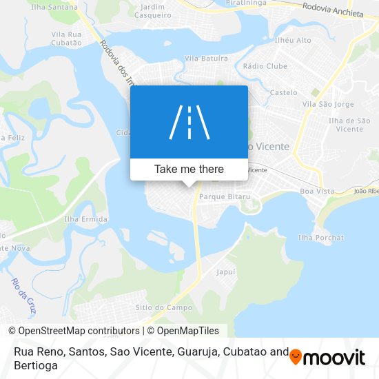 Rua Reno map
