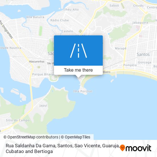 Rua Saldanha Da Gama map