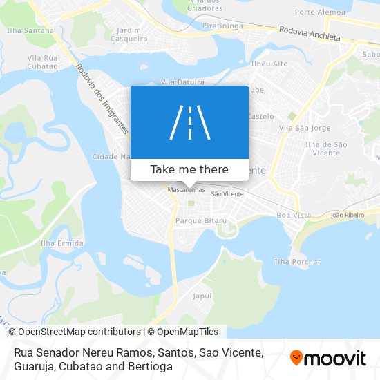 Rua Senador Nereu Ramos map