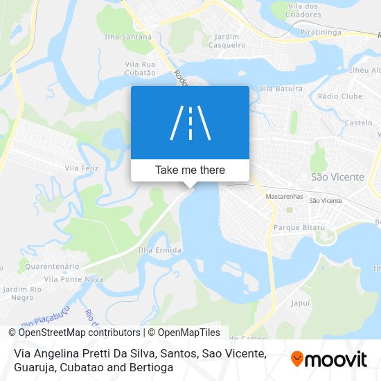 Via Angelina Pretti Da Silva map