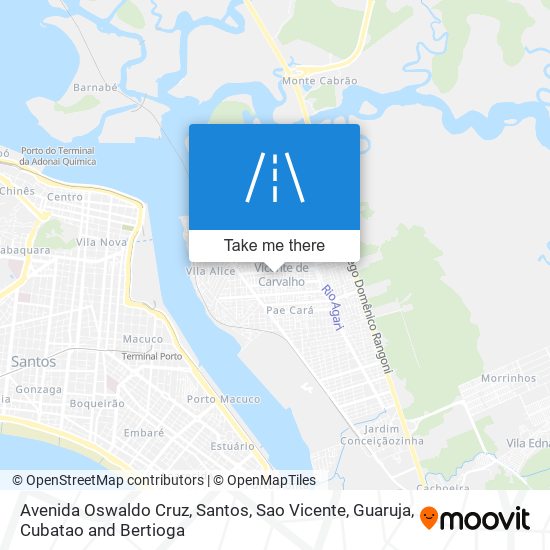 Avenida Oswaldo Cruz map